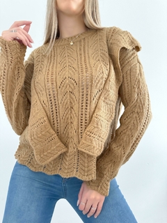 Imagen de Sweater 386 -Mega Volado- -Calado- -Lana Frizz-