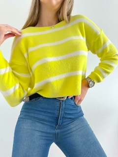 Sweater 378 -Plush- -Rayado- -Frizado- - tienda online