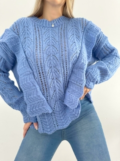 Sweater 386 -Mega Volado- -Calado- -Lana Frizz- - tienda online