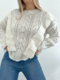 Sweater 386 -Mega Volado- -Calado- -Lana Frizz- en internet