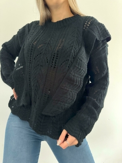 Sweater 386 -Mega Volado- -Calado- -Lana Frizz-