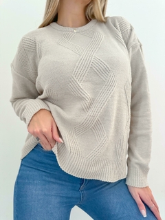 Sweater 391 -Cruz- -Chenille- - comprar online