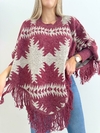 Sweater 394 -Poncho- -Renata- -Bremer- -Doble Hilo-