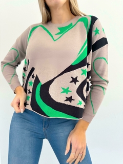 Sweater 392 -Estrella- -Bremer- -Doble Hilo-
