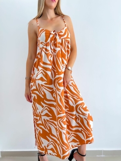 Vestido 486 -Fibrana- -Nudo-
