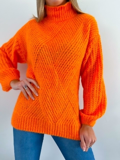 Sweater 304 -Media Polera- -Lana Frizz- - Las Nachas