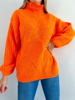 Sweater 304 -Media Polera- -Lana Frizz- - tienda online