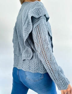 Sweater 328 -Mega Volado- -Calado- -Lana Frizz- en internet