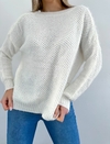 Sweater 333 -Panal Abeja- -Pelo de mono-