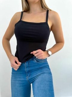 Musculosa 159 -Tiras- -Algodón con lycra-