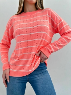 Sweater 344 -Rayado- -Hilo Con Lycra-