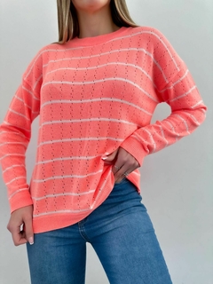Sweater 344 -Rayado- -Hilo Con Lycra- - comprar online