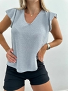 Musculosa 260 -Lurex- -Hombro Volado-