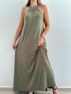 Vestido 637 -Cuello Americano- -Modal Con Viscosa- - tienda online