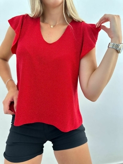 Musculosa 260 -Lurex- -Hombro Volado- - tienda online