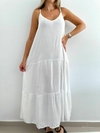 Vestido 648 -Maxi- -Triple Capa- -Lino- - tienda online