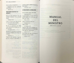 Biblia Del Ministro Formato Ultrafino Símil Piel Italiana Rvr1960