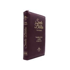Biblia Letra Grande Bordó Cierre Índice Reina Valera 1960