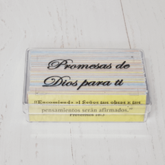 Promesas de Dios para ti en cajita de acrílico