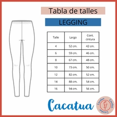 LEGGING LISA NUDE - CACATUA