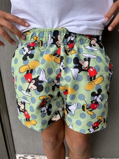 SHORT DE BAÑO MICKEY VERDE en internet