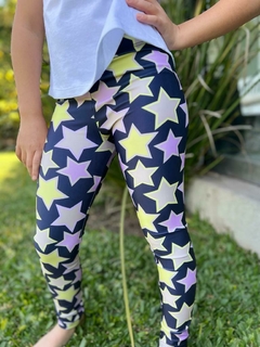 LEGGING ESTRELLA COMBINADA LILA en internet