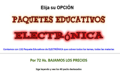 OFERTA - 1 Paquete Educativo de Electrónica por Descarga A ELECCIÓN