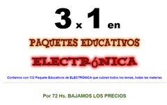 Paquetes Educativos de Electrónica - 3 x 1 y Descuento