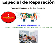 5 Paquetes de Reparación a Elección