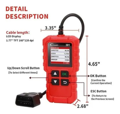 Escaner Obd2 Launch Creader 3001 - comprar online