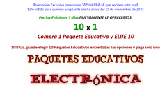 Paquetes Educativos de Electrónica - 10 x 1 - Paga 1 y Elije 10