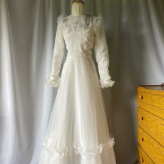 vestido de noiva vintage - PP/P
