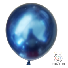 Balão latex azul metalico 5" 1g 100/pct
