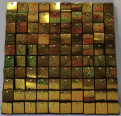 Painel magico 30x30cm holografico ouro