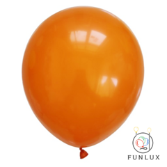 Balão latex laranja 5"