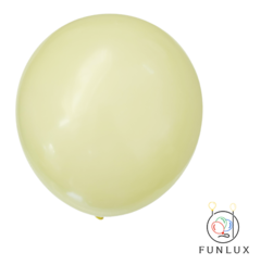 Balão latex macaron amarelo 5"