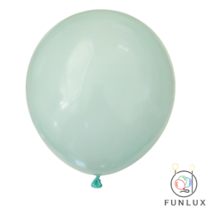 Balão latex macaron azul 18" 9g 25/pct