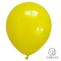 Balão latex amarelo 18" 9g 25/pct