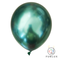 Balão latex verde metalico 10" 1.8g 50/pct