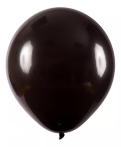 Balão latex preto 5"