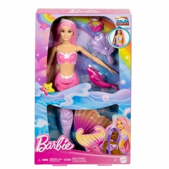 Muñeca Barbie Fantasia Sirena de Colores Mágicos