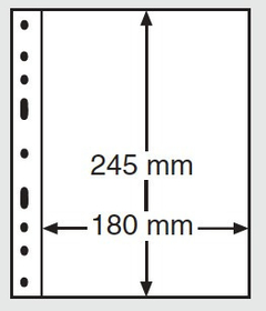 10 Folhas Leuchtturm Optima S - Para Selos/documentos - comprar online