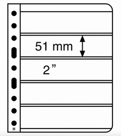 Imagem do 5 Folhas Leuchtturm Vario S - Para Selos e Documentos