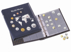 Álbum Leuchtturm Optima World Money Com Estojo Para Moedas - comprar online