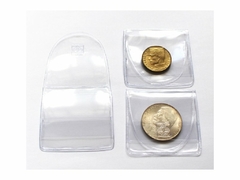 50 bolsas plásticas Leuchtturm para moedas até 46mm - comprar online