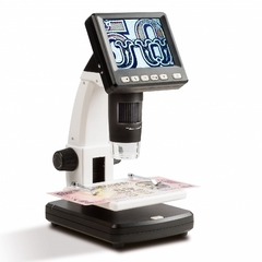 Microscópio LCD DM 3 Leuchtturm 10 a 500x aumento