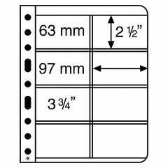 5 Folhas Leuchtturm Vario C - Para Cédulas - loja online