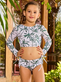 CONJUNTO INFANTIL C/ CROPPED - COQUEIROS VERDES