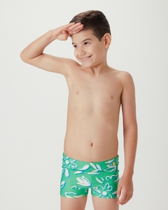 SUNGA BOXER INFANTIL - FLORES DE PIPA