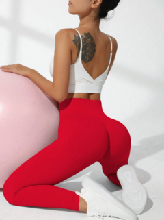 Leggings seamless classic roja en internet